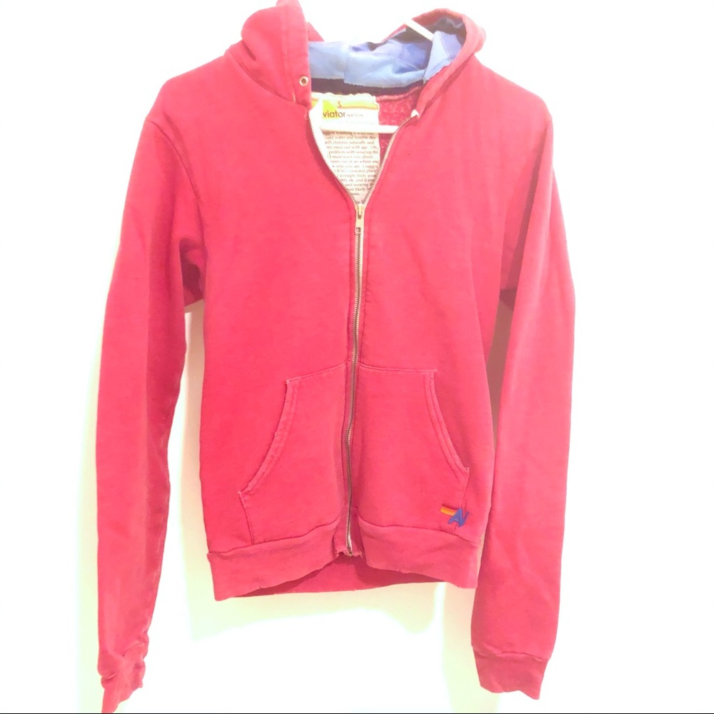 AVIATOR NATION Zip Up Hoodie